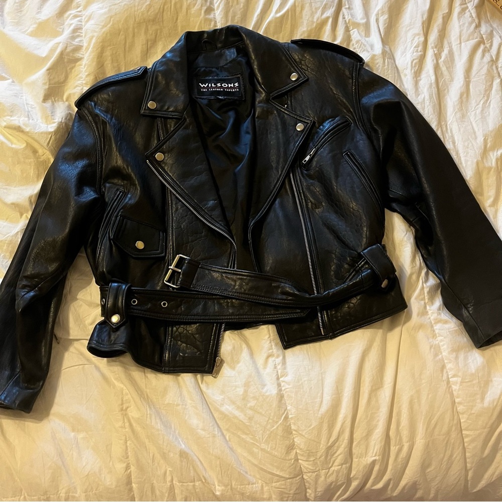 Vintage Wilson’s Genuine Leather Motorcycle Jacket.  Super Well Cared For!